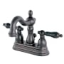 Kingston Brass Duchess 1.2 GPM Centerset Bathroom Faucet with Pop-Up Drain Assembly Oil Rubbed Bronze