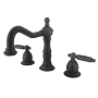 Kingston Brass Heritage 1.2 GPM Widespread Bathroom Faucet with Pop-Up Drain Assembly Oil Rubbed Bronze