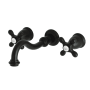 Kingston Brass Restoration Wall Mounted Tub Filler Matte Black