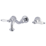 Kingston Brass Restoration Wall Mounted Tub Filler Polished Chrome