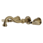 Kingston Brass Whitaker Wall Mounted Tub Filler Antique Brass