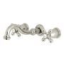 Kingston Brass Restoration Wall Mounted Tub Filler Polished Nickel