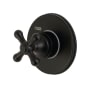 Kingston Brass Single Handle 3 Function Diverter Valve Trim Matte Black
