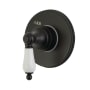 Kingston Brass Single Handle 3 Function Diverter Valve Trim Matte Black