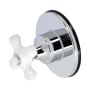 Kingston Brass Single Handle 3 Function Diverter Valve Trim Polished Chrome