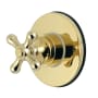 Kingston Brass Single Handle 3 Function Diverter Valve Trim Polished Brass