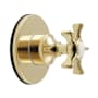 Kingston Brass Hamilton Single Handle 3 Function Diverter Valve Trim - Less Valve Polished Brass