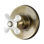 Kingston Brass Single Handle 3 Function Diverter Valve Trim Antique Brass