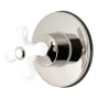 Kingston Brass Single Handle 3 Function Diverter Valve Trim Polished Nickel