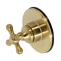 Kingston Brass Single Handle 3 Function Diverter Valve Trim Brushed Brass