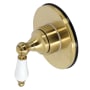 Kingston Brass Single Handle 3 Function Diverter Valve Trim Brushed Brass