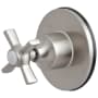 Kingston Brass Single Handle 3 Function Diverter Valve Trim Brushed Nickel