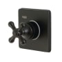 Kingston Brass Single Handle 3 Function Diverter Valve Trim Matte Black