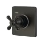 Kingston Brass Single Handle 3 Function Diverter Valve Trim Matte Black