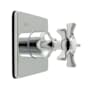 Kingston Brass Hamilton Single Handle 3 Function Diverter Valve Square Trim - Less Valve Polished Chrome