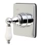 Kingston Brass Single Handle 3 Function Diverter Valve Trim Polished Chrome