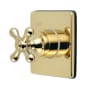Kingston Brass Single Handle 3 Function Diverter Valve Trim Polished Brass