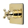 Kingston Brass Single Handle 3 Function Diverter Valve Trim Polished Brass