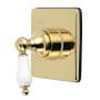 Kingston Brass Single Handle 3 Function Diverter Valve Trim Polished Brass