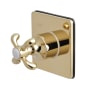 Kingston Brass Single Handle 3 Function Diverter Valve Trim Polished Brass