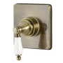 Kingston Brass Single Handle 3 Function Diverter Valve Trim Antique Brass