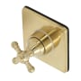 Kingston Brass Single Handle 3 Function Diverter Valve Trim Brushed Brass