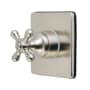 Kingston Brass Single Handle 3 Function Diverter Valve Trim Brushed Nickel