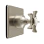 Kingston Brass Hamilton Single Handle 3 Function Diverter Valve Square Trim - Less Valve Brushed Nickel