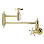 Kingston Brass Hamilton 3.8 GPM Wall Mounted Single Hole Pot Filler Polished Brass