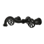 Kingston Brass Belknap 1.2 GPM Wall Mounted Widespread Bathroom Faucet Matte Black