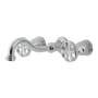 Kingston Brass Belknap 1.2 GPM Wall Mounted Widespread Bathroom Faucet Polished Chrome