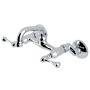 Kingston Brass Kingston 1.8 GPM Wall Mounted Bridge Bar Faucet - Includes Escutcheon Polished Chrome