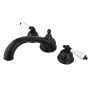 Kingston Brass Vintage Deck Mounted Roman Tub Filler Oil Rubbed Bronze