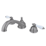 Kingston Brass Vintage Deck Mounted Roman Tub Filler Brushed Nickel