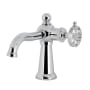 Kingston Brass Wendell 1.2 GPM Single Hole Bathroom Faucet with Pop-Up Drain Assembly Polished Chrome