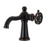 Kingston Brass Belknap 1.2 GPM Deck Mounted Single Hole Bathroom Faucet with Pop-Up Drain Assembly Naples Bronze