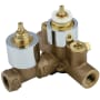 Kingston Brass Pressure Balanced Rough-In with 1/2" IPS Connections and Volume Control Polished Chrome