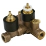 Kingston Brass Pressure Balanced Rough-In with 1/2" IPS Connections and Volume Control Oil Rubbed Bronze