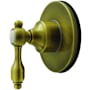 Kingston Brass Tudor Single Handle 6 Function Diverter Valve Trim Antique Brass