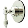 Kingston Brass Tudor Single Handle 6 Function Diverter Valve Trim Polished Nickel