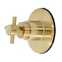 Kingston Brass Concord Single Handle 6 Function Diverter Valve Trim Brushed Brass