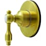 Kingston Brass Tudor Single Handle 6 Function Diverter Valve Trim Brushed Brass