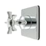 Kingston Brass Hamilton Single Handle 6 Function Diverter Valve Trim - Less Valve Polished Chrome