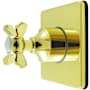 Kingston Brass Essex Single Handle 6 Function Diverter Valve Trim Polished Brass