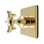 Kingston Brass Hamilton Single Handle 6 Function Diverter Valve Trim - Less Valve Polished Brass