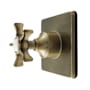Kingston Brass Hamilton Single Handle 6 Function Diverter Valve Trim - Less Valve Antique Brass