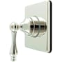 Kingston Brass Restoration Single Handle 6 Function Diverter Valve Trim Polished Nickel