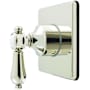 Kingston Brass Heirloom Single Handle 6 Function Diverter Valve Trim Polished Nickel