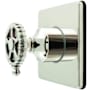 Kingston Brass Fuller Single Handle 6 Function Diverter Valve Trim Polished Nickel