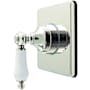 Kingston Brass Restoration Single Handle 6 Function Diverter Valve Trim Polished Nickel